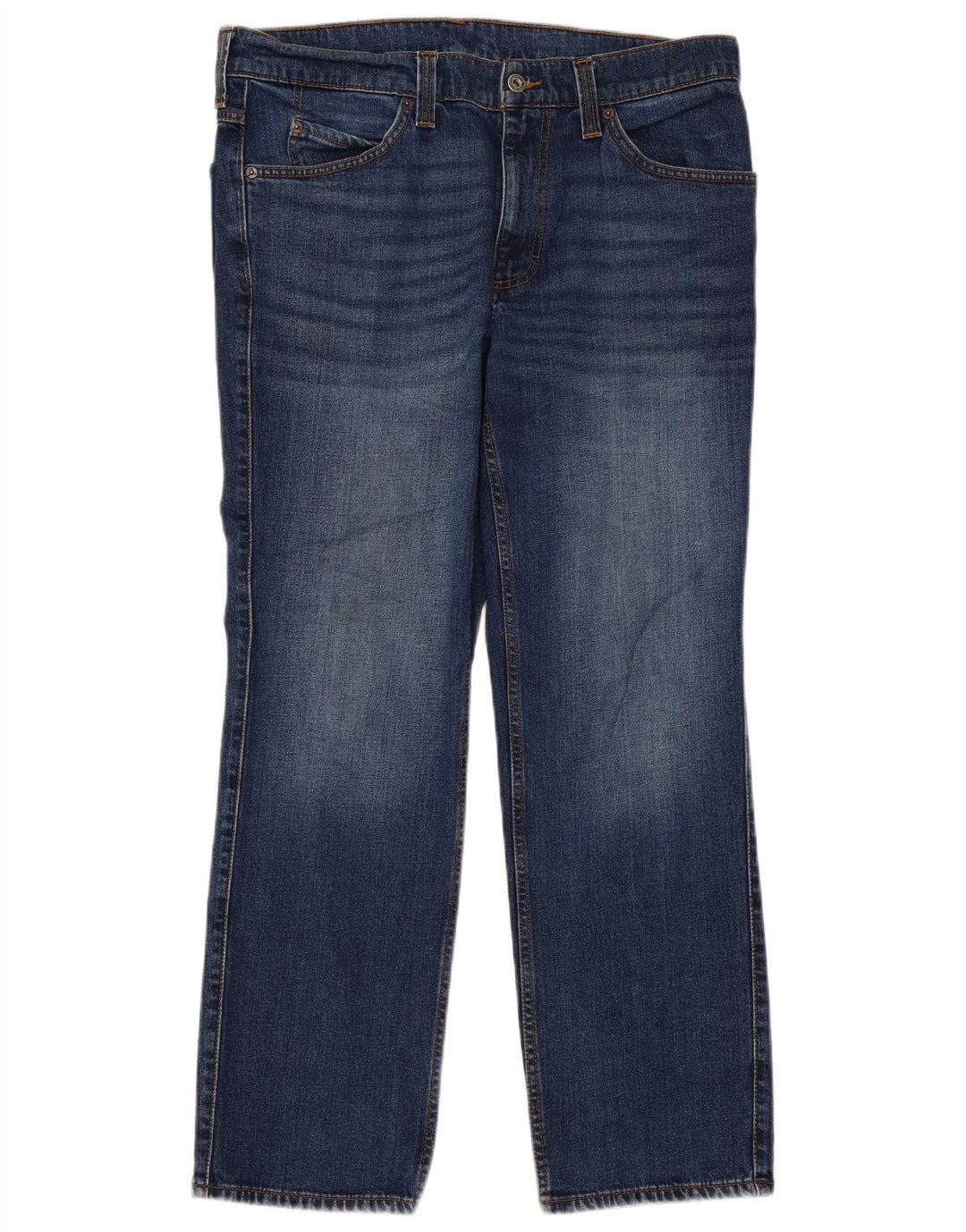 Mustang Mens Straight Jeans W34 L29 Blue