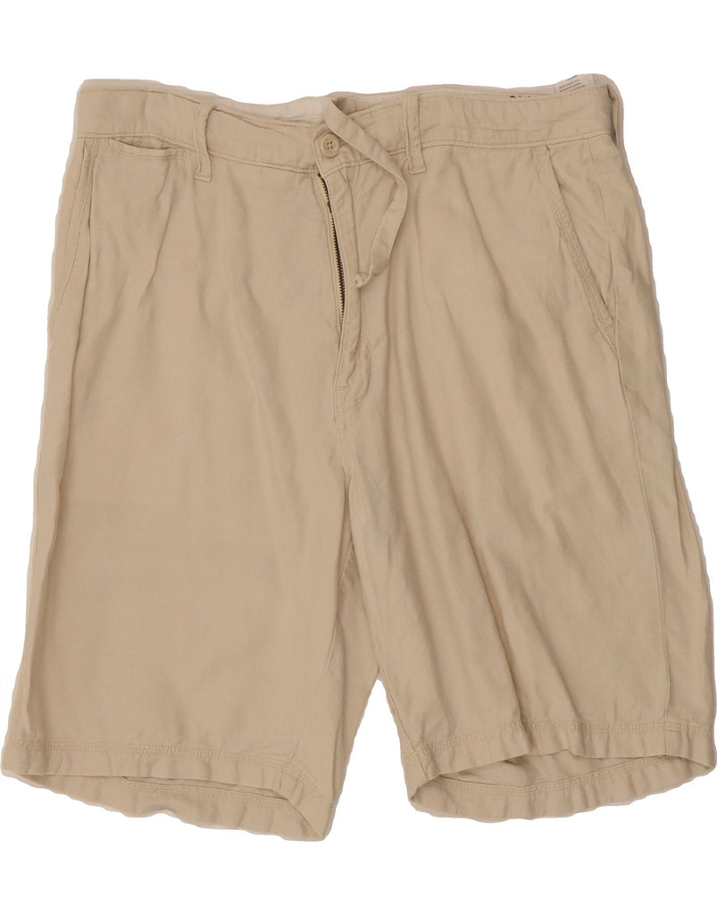 NAUTICA Mens Chino Shorts W34 Large  Beige Linen Vintage Nautica and Second-Hand Nautica from Messina Hembry 
