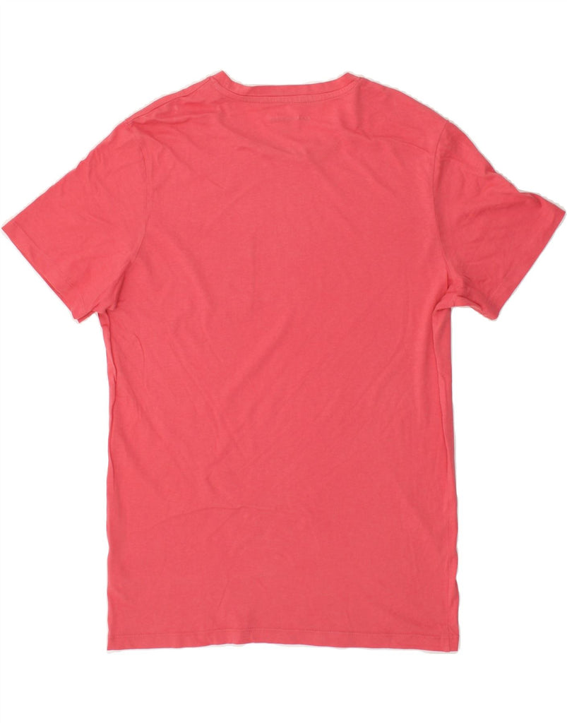 JACK & JONES Mens T-Shirt Top Small Pink Cotton | Vintage Jack & Jones | Thrift | Second-Hand Jack & Jones | Used Clothing | Messina Hembry 