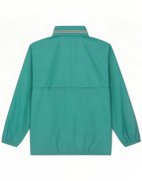 K-Way Womens Hooded Rain Jacket UK 18 XL Green Polyamide