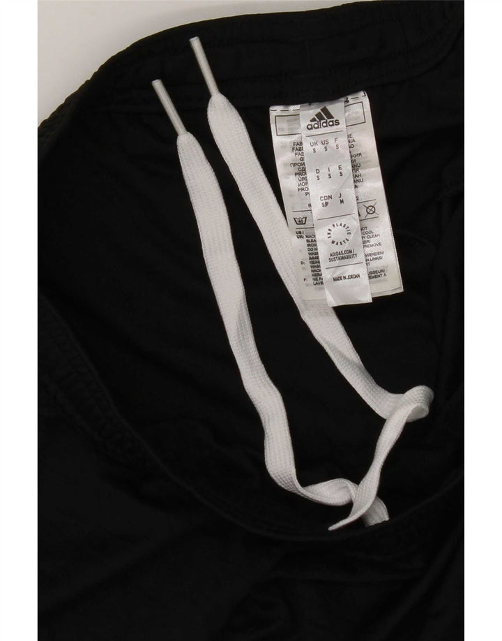 Adidas Mens Aeroready Graphic Sport Shorts Small Black Polyester