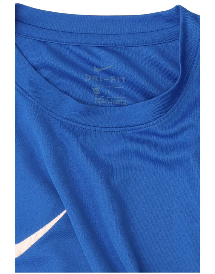 Nike Mens Dri Fit T-Shirt Top Large Blue