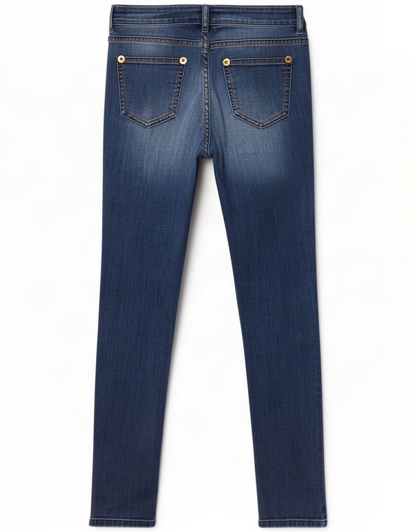 Massimo Dutti Womens Slim Jeans EU 40 Medium W30 L31 Blue