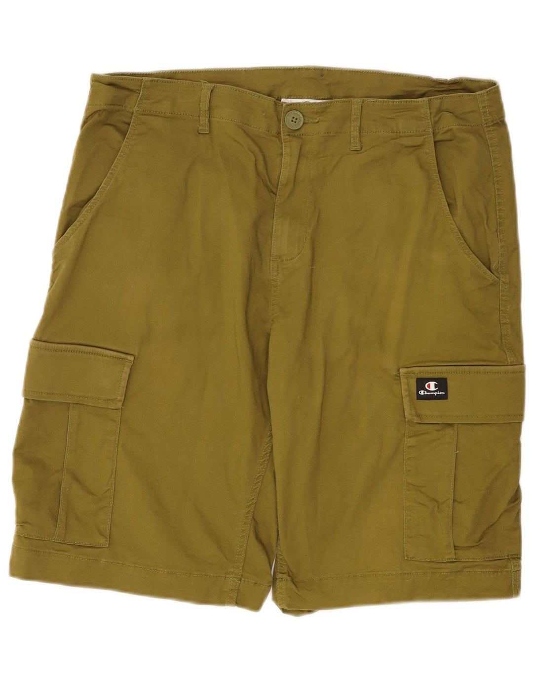 Champion Mens Cargo Shorts XL W38 Khaki Cotton