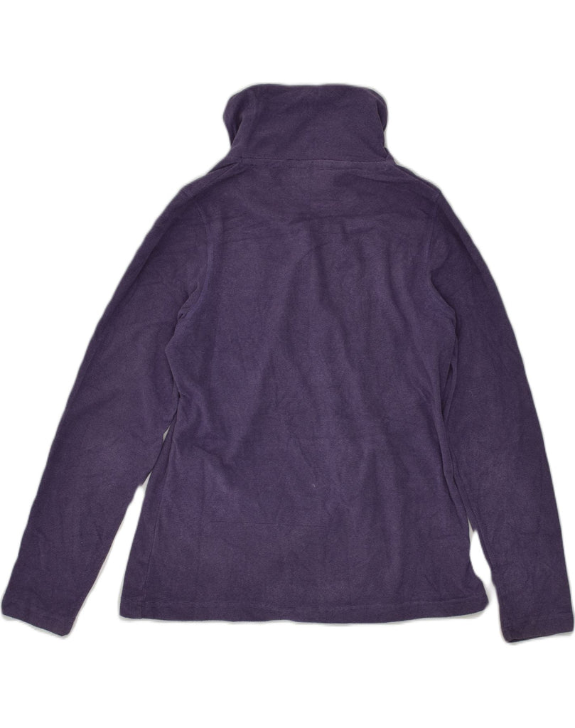 MOUNTAIN WAREHOUSE Womens Roll Neck Fleece Jumper UK 12 Medium Purple | Vintage Mountain Warehouse | Thrift | Second-Hand Mountain Warehouse | Used Clothing | Messina Hembry 