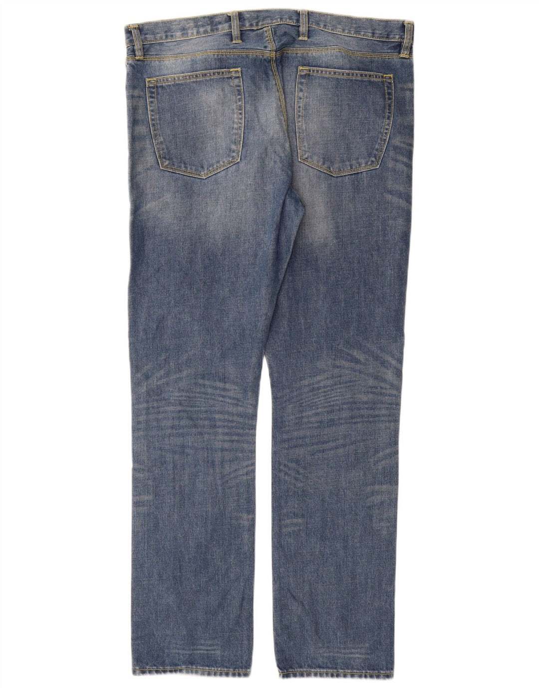 Gap Mens Premium Slim Straight Jeans W36 L32 Blue Cotton