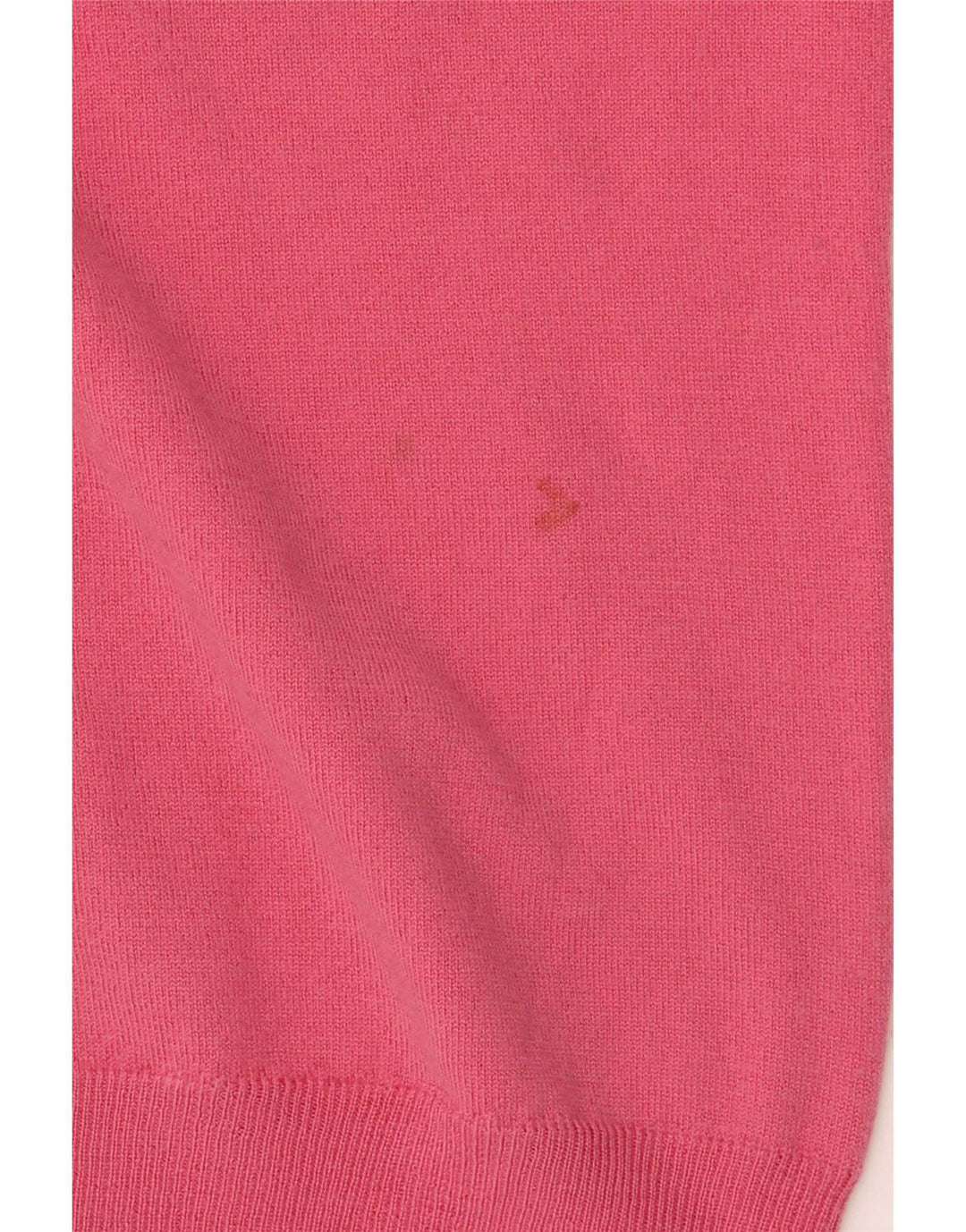 Fred Perry Womens V-Neck Jumper Sweater UK 12 Medium Pink