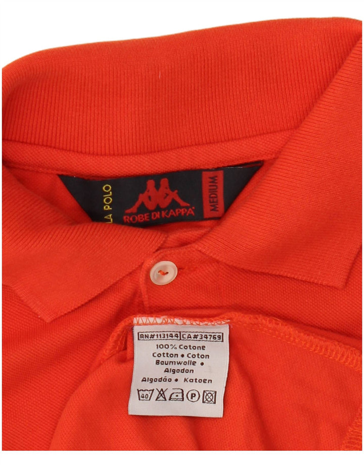 KAPPA Mens Polo Shirt Medium Red Cotton