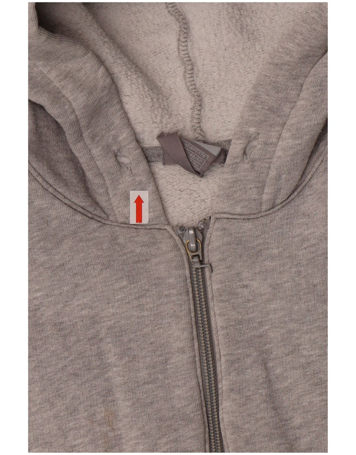 Nike Mens Graphic Zip Hoodie Sweater UK 39/41 Medium Black Colourblock