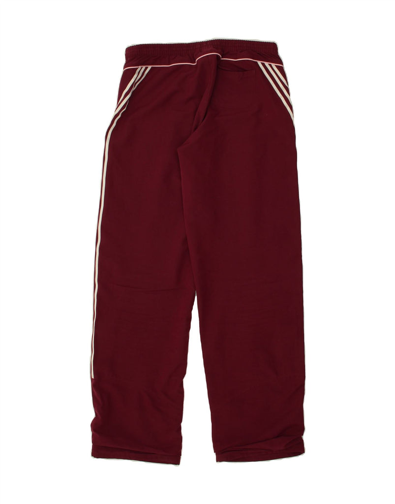 ADIDAS Boys Tracksuit Trousers 15-16 Years Burgundy Polyester | Vintage Adidas | Thrift | Second-Hand Adidas | Used Clothing | Messina Hembry 