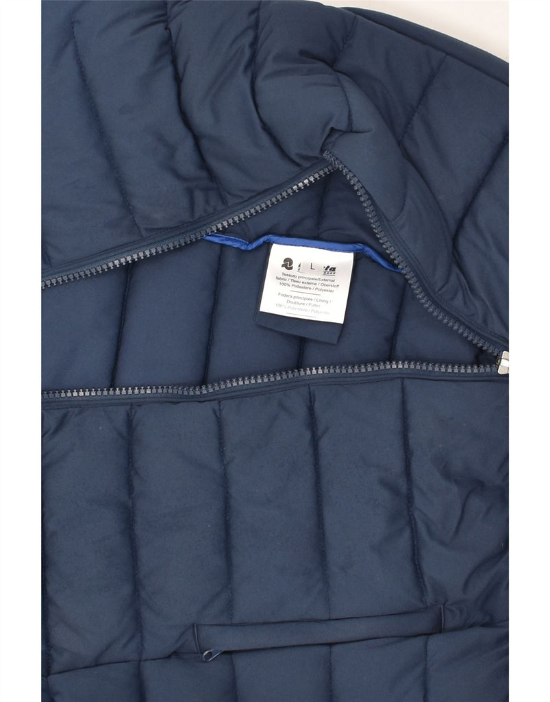 INVICTA Mens Padded Jacket UK 40 Large Navy Blue Polyester | Vintage Invicta | Thrift | Second-Hand Invicta | Used Clothing | Messina Hembry 