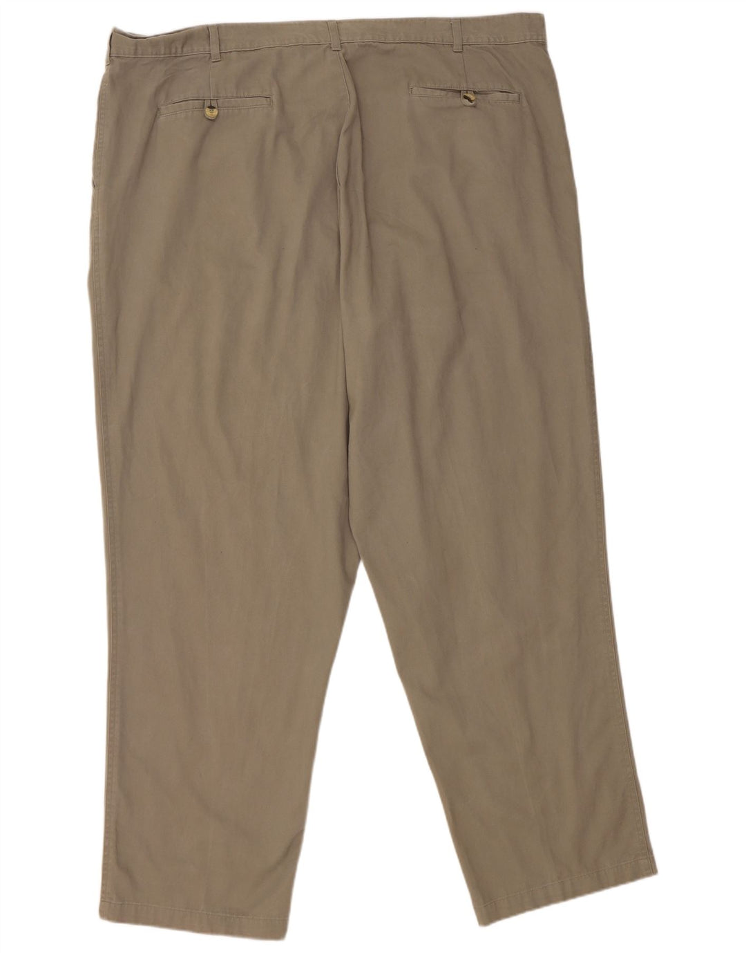 Essentials Mens Pegged Chino Trousers W46 L30 Grey Cotton