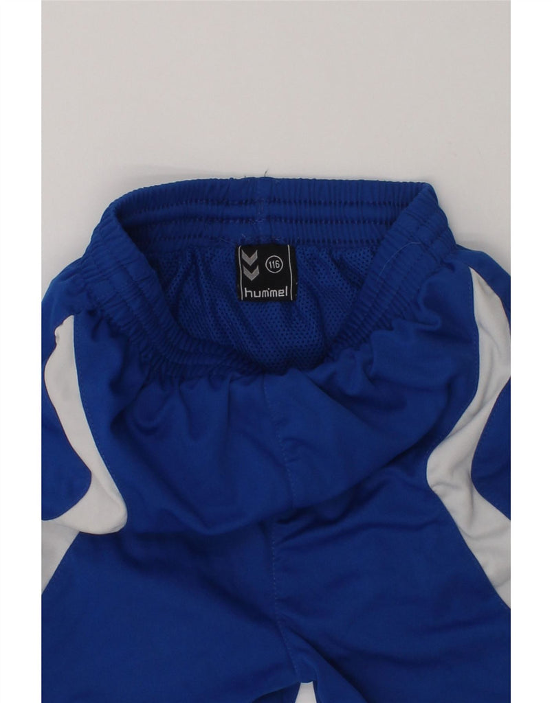 HUMMEL Boys Sport Shorts 5-6 Years Blue | Vintage Hummel | Thrift | Second-Hand Hummel | Used Clothing | Messina Hembry 