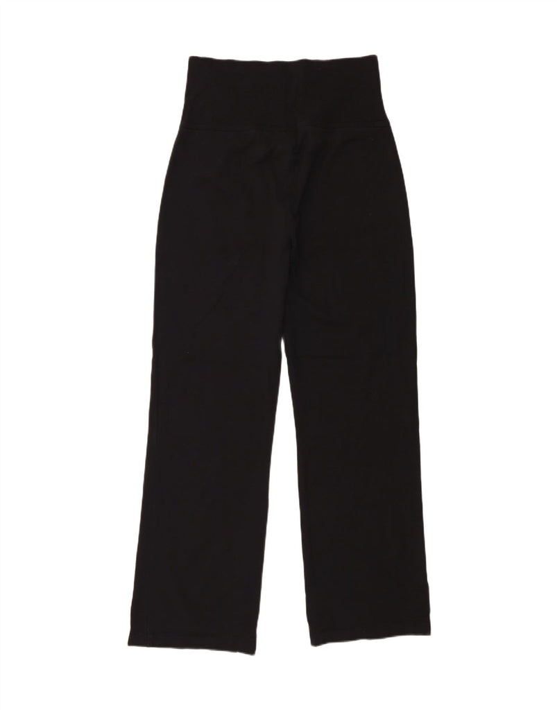 REEBOK Womens Maternity High Waist Tracksuit Trousers UK 16 Large Black Vintage Reebok and Second-Hand Reebok from Messina Hembry 