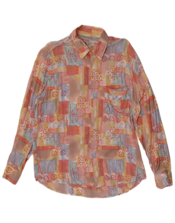 Azzurra Mens Shirt XL Multicoloured Patchwork