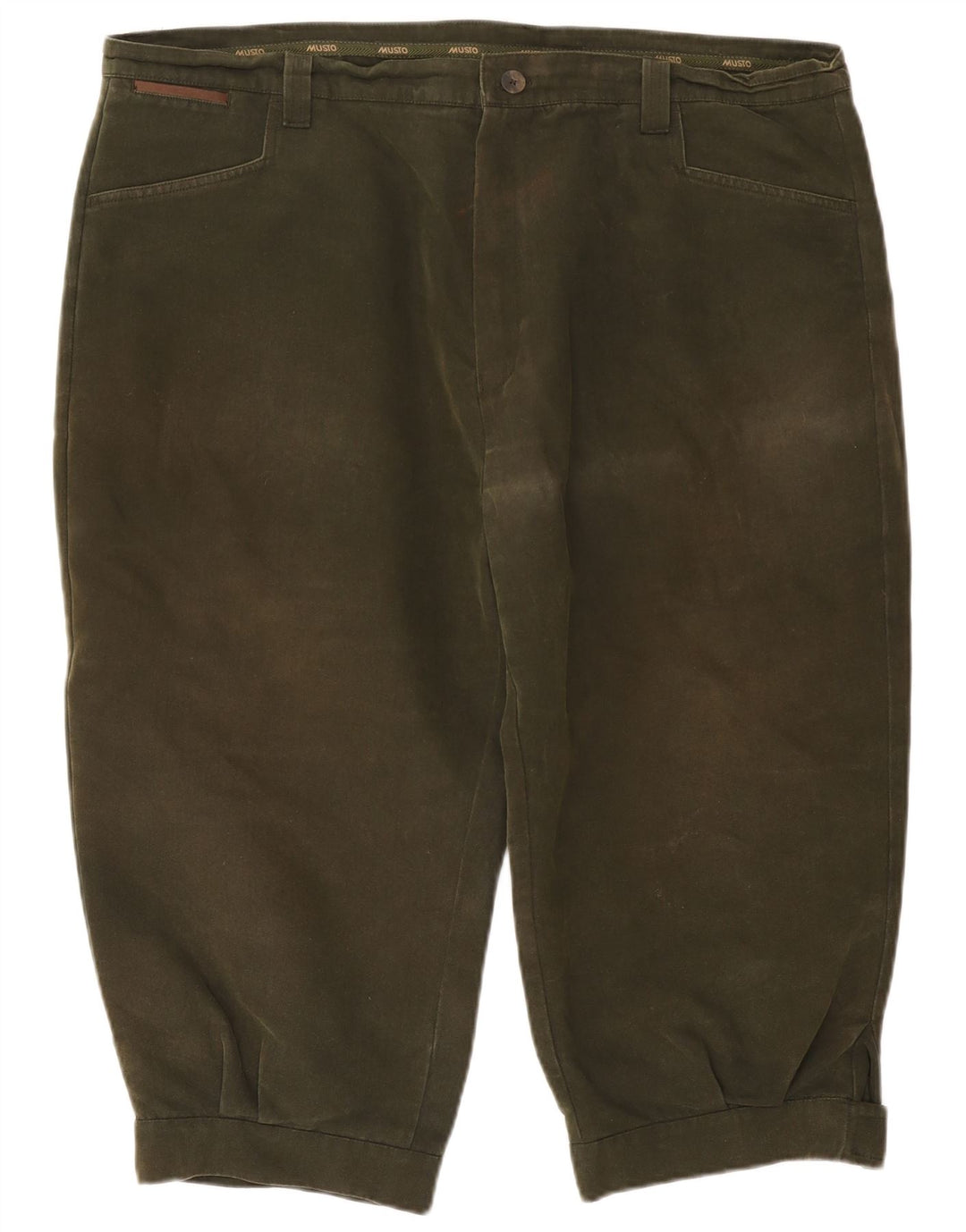 MUSTO Mens Bermuda Shorts W44 2XL Khaki