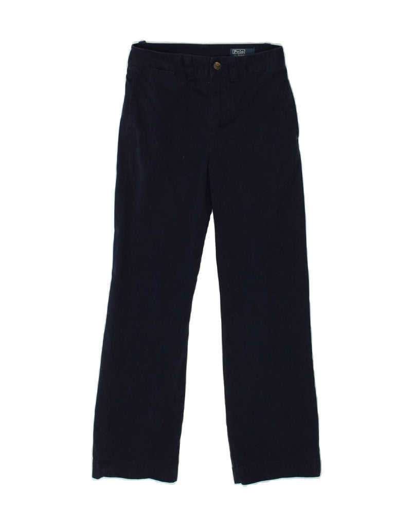 POLO RALPH LAUREN Boys Straight Chino Trousers 7-8 Years W24 L28 Navy Blue | Vintage Polo Ralph Lauren | Thrift | Second-Hand Polo Ralph Lauren | Used Clothing | Messina Hembry 