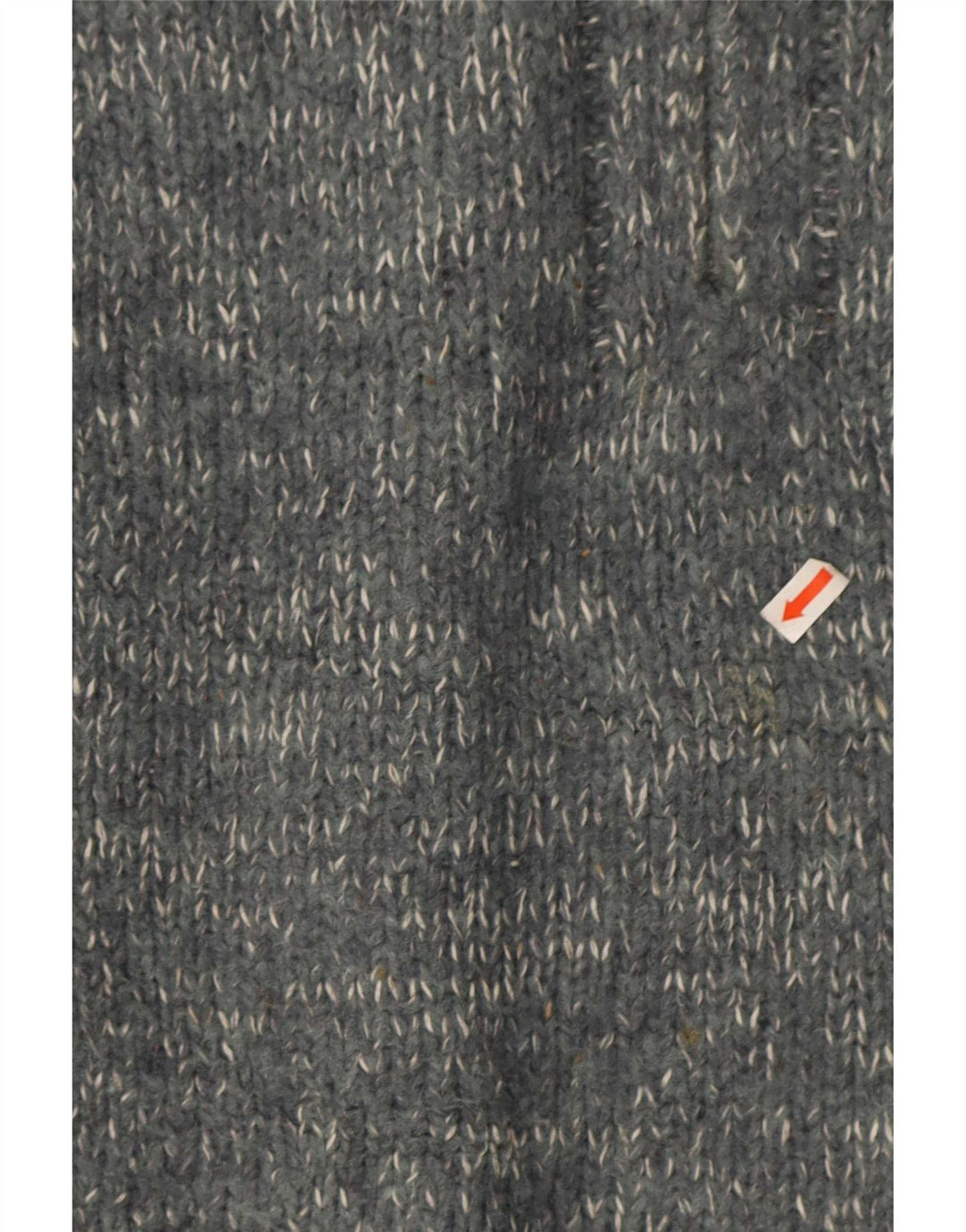 Marks & Spencer Mens Blue Harbour Zip Neck Jumper Sweater XL Grey Flecked