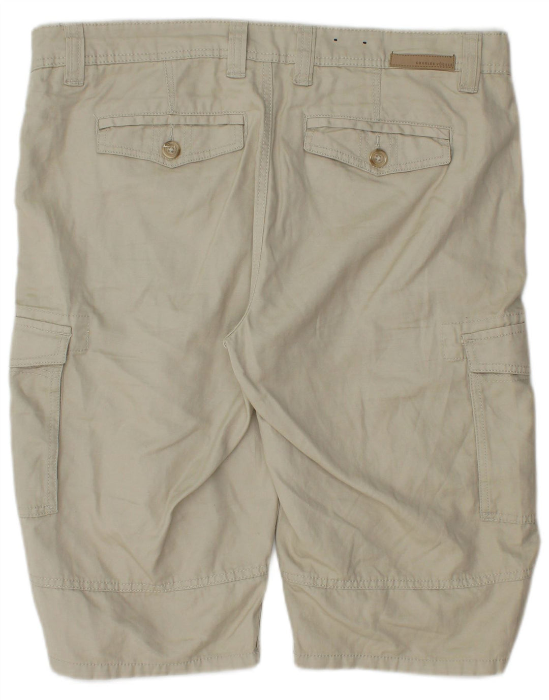 Charles Vogele Mens Mike Cargo Shorts W34 Large Grey Cotton