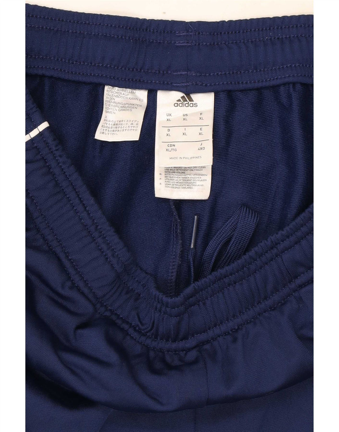 Adidas Mens Tracksuit Trousers Joggers XL Navy Blue Polyester
