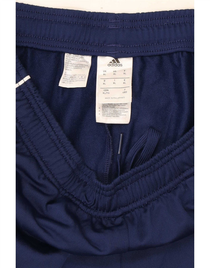 Adidas Mens Tracksuit Trousers Joggers XL Navy Blue Polyester