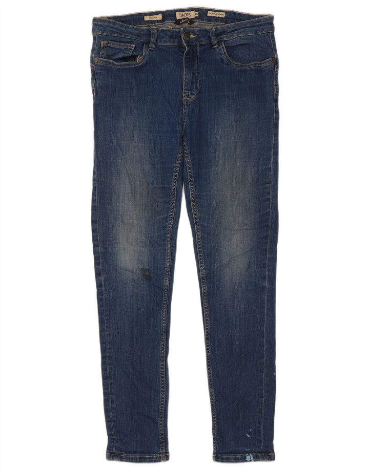 Dack's Mens Slim Jeans IT 46 Small W30 L29 Blue