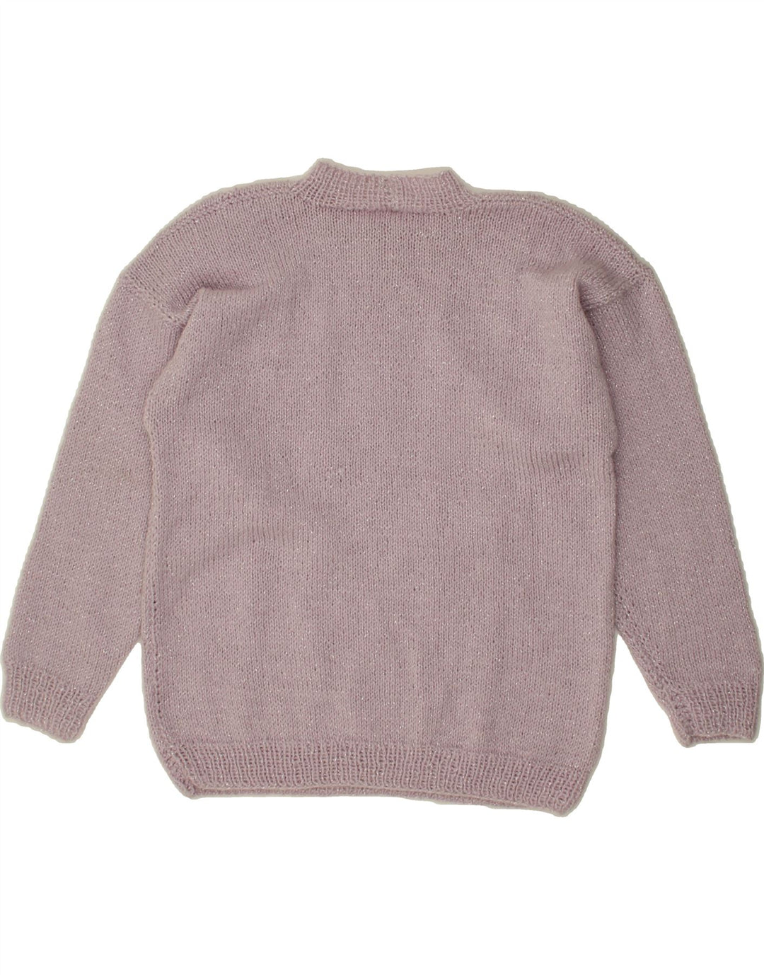 VINTAGE Womens Turtle Neck Jumper Sweater UK 10 Small Purple Vintage Vintage and Second-Hand Vintage from Messina Hembry 