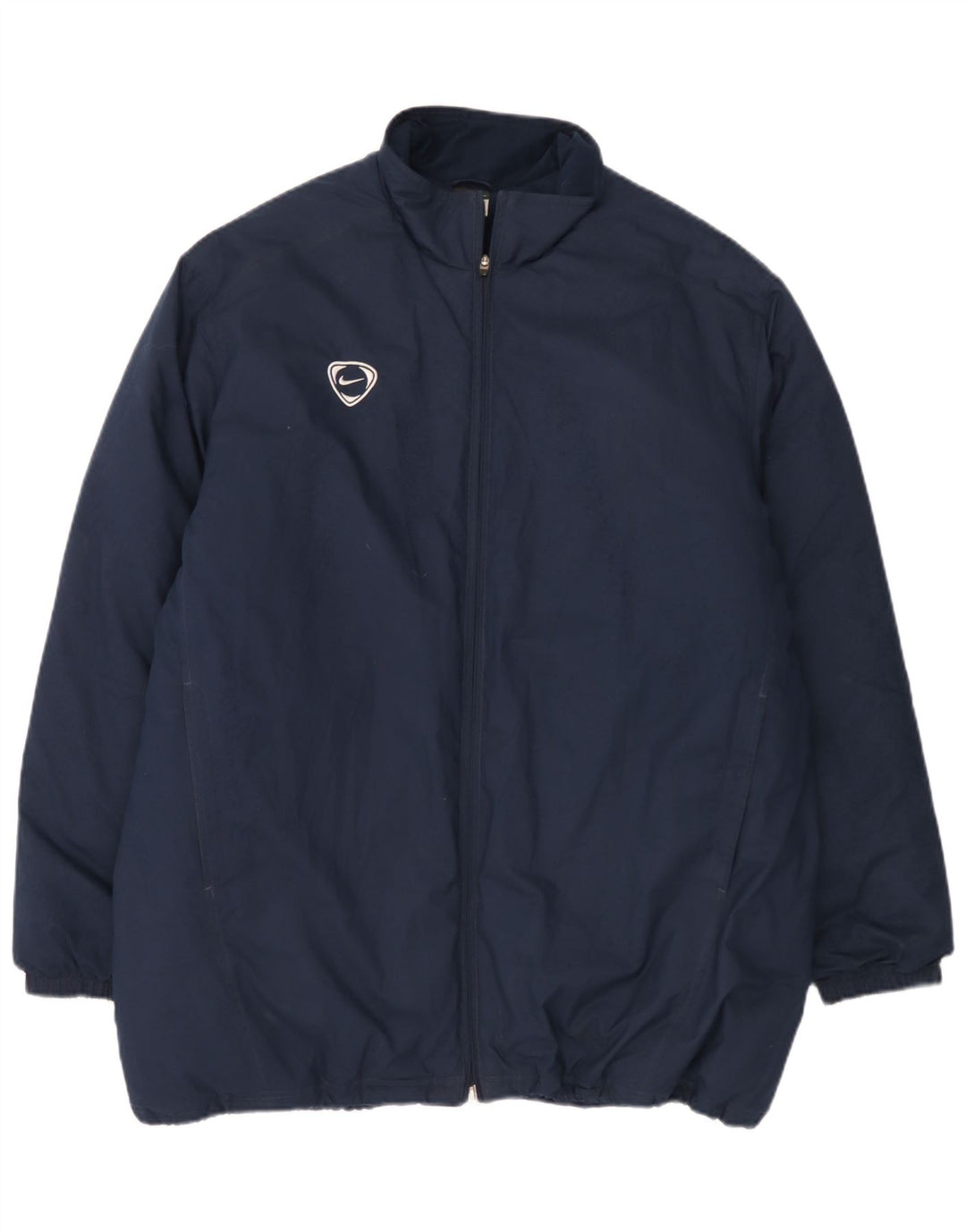 Nike Mens Windbreaker Jacket UK 45/47 XL Navy Blue Polyester