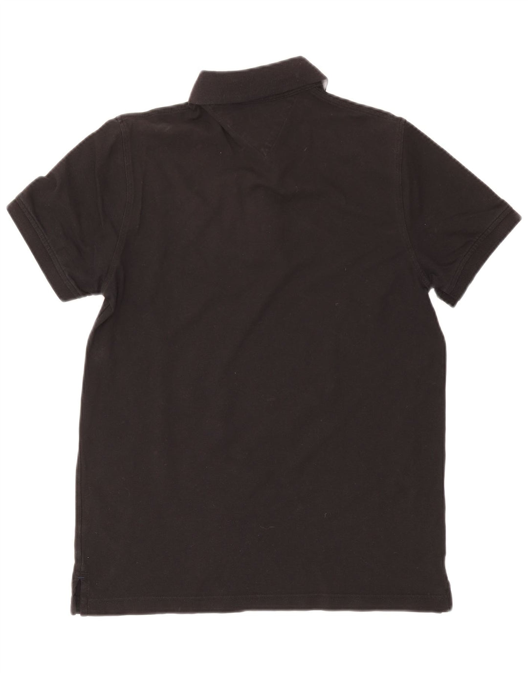 Tommy Hilfiger Mens Polo Shirt Medium Black Cotton