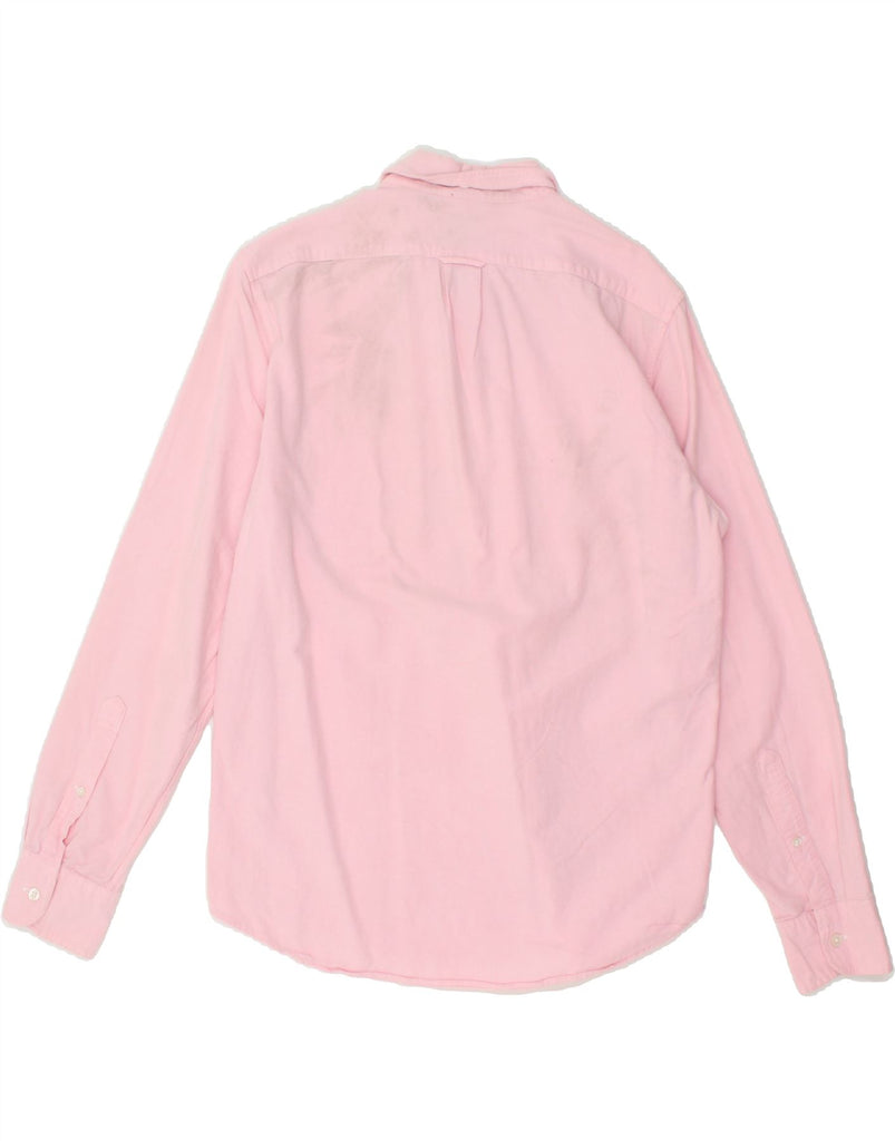 J. CREW Mens Oxford Slim Shirt Medium Pink Cotton | Vintage J. Crew | Thrift | Second-Hand J. Crew | Used Clothing | Messina Hembry 
