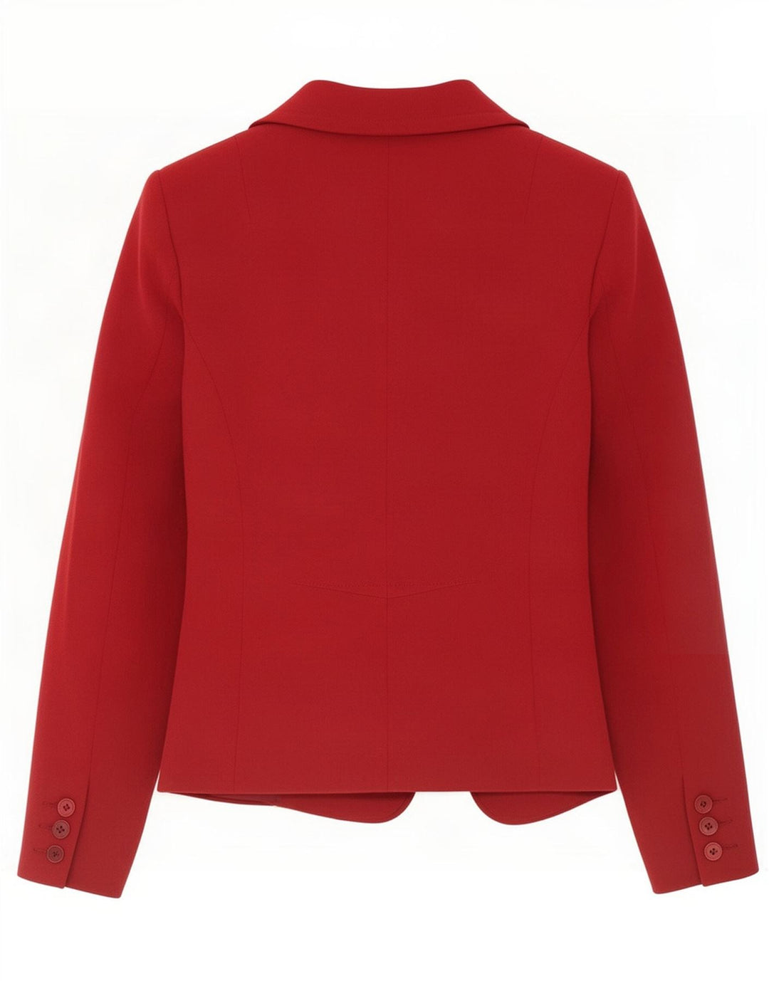 Reiss Womens 1 Button Blazer Jacket UK 6 XS Red Polyester