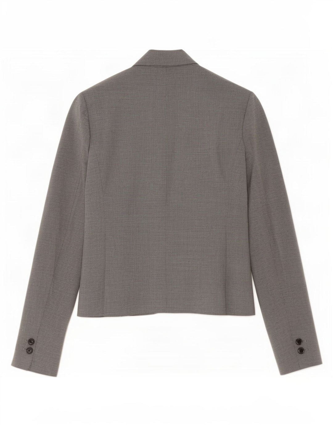 Zara Womens 1 Button Blazer Jacket EU 38 Small Grey Houndstooth Polyester