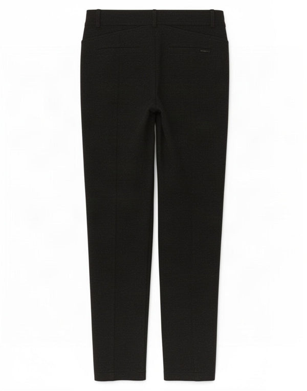 Marks & Spencer Womens Slim Casual Trousers UK 12 Medium W30 L28 Grey