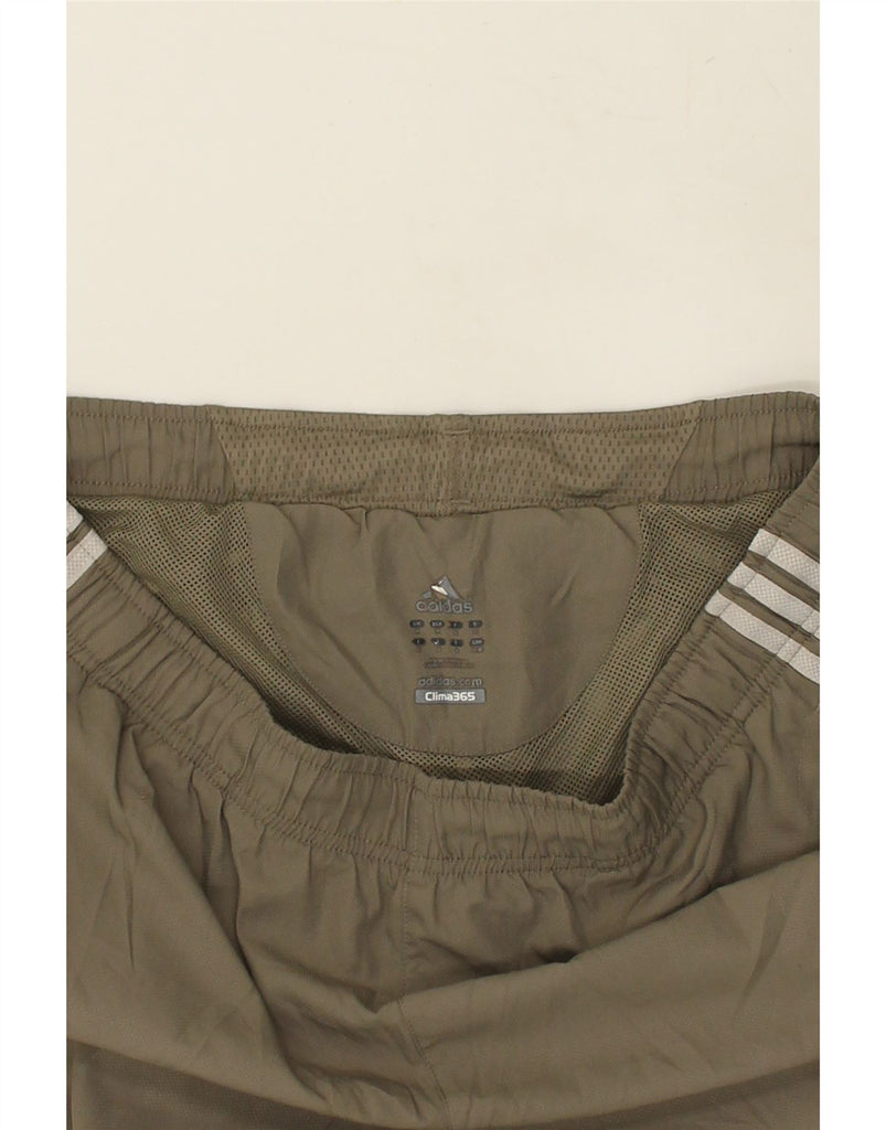 ADIDAS Mens Clima 365 Bermuda Sport Shorts Medium Brown Colourblock | Vintage Adidas | Thrift | Second-Hand Adidas | Used Clothing | Messina Hembry 