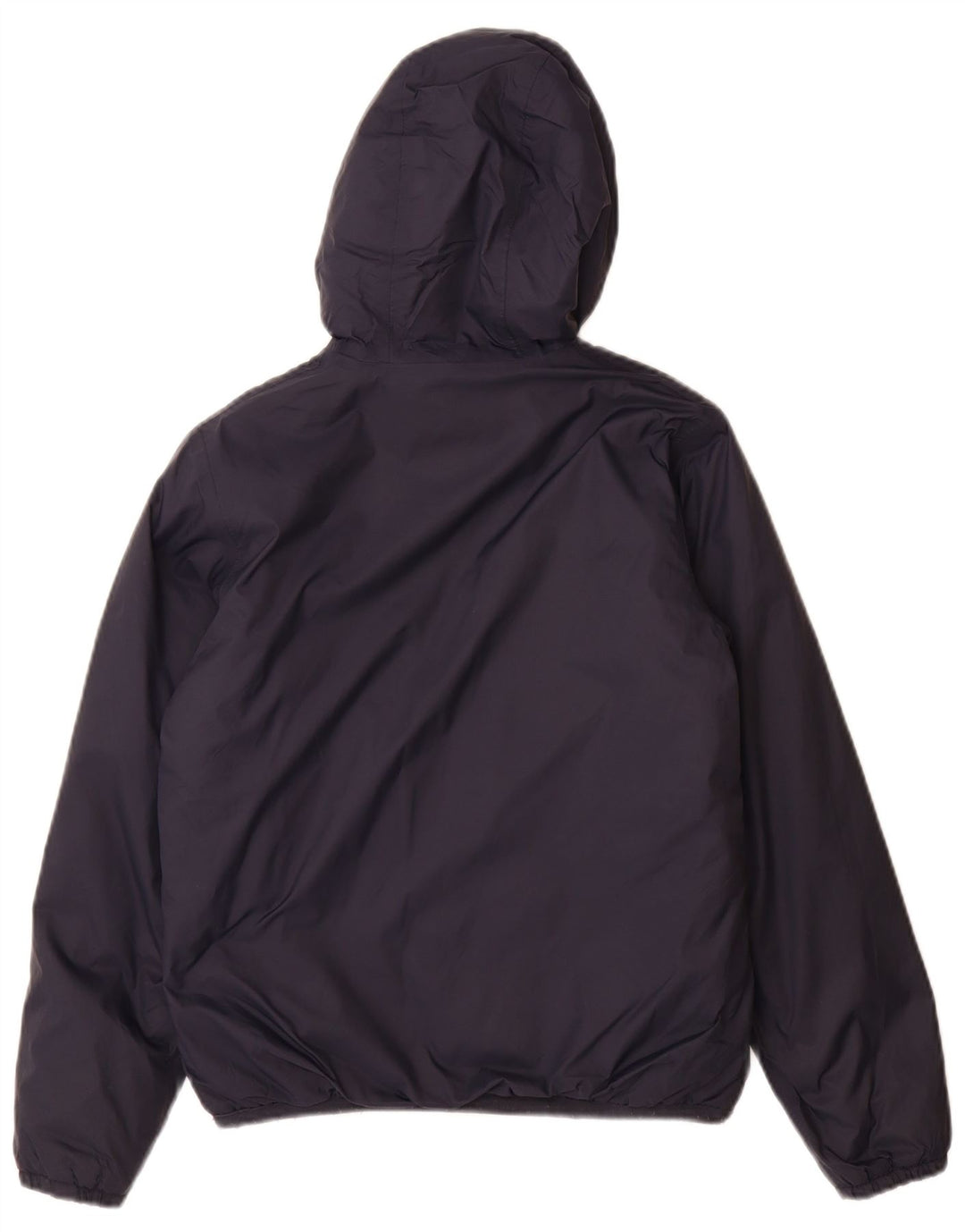 K-Way Boys Hooded Windbreaker Jacket 11-12 Years Navy Blue Polyamide