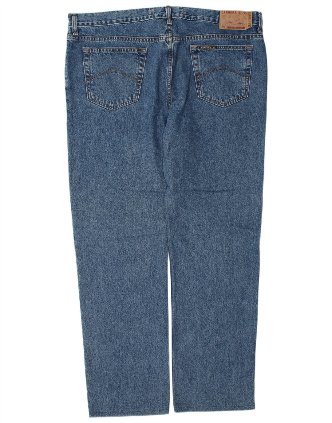Carrera Mens Straight Jeans W42 L32 Blue Cotton