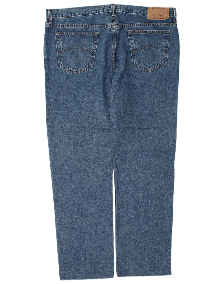 Carrera Mens Straight Jeans W42 L32 Blue Cotton