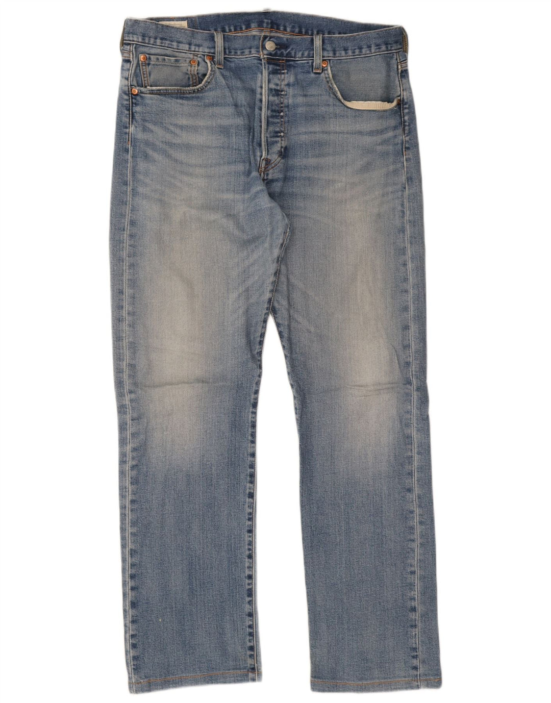 Levi's Mens 501 Straight Jeans W34 L34 Blue