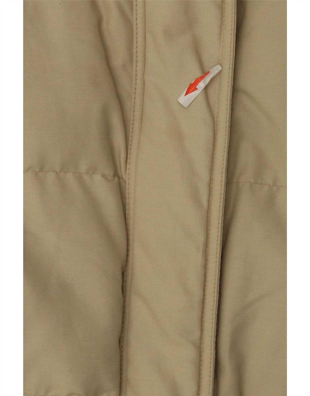 Woolrich Womens Oversized Padded Coat UK 10 Small Beige Nylon