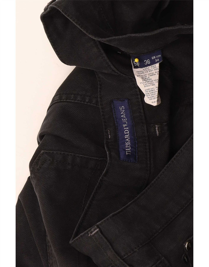 Trussardi Mens Cropped Jeans W36 L26 Black Cotton