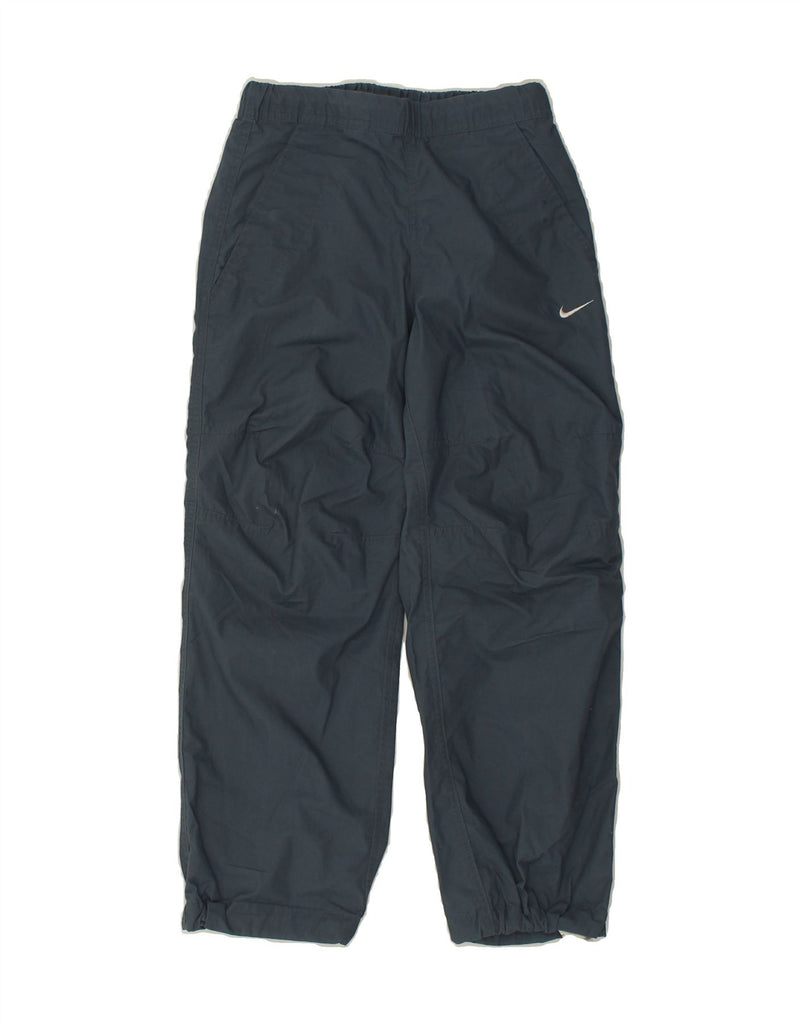 NIKE Boys Tracksuit Trousers Joggers 9-10 Years Navy Blue Cotton Vintage Nike and Second-Hand Nike from Messina Hembry 