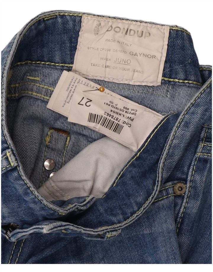 Dondup Womens Slim Jeans W27 L29 Blue Cotton