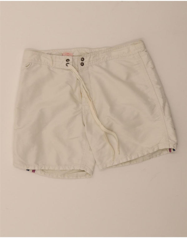 Sundek Mens Swimming Shorts Medium  White Colourblock
