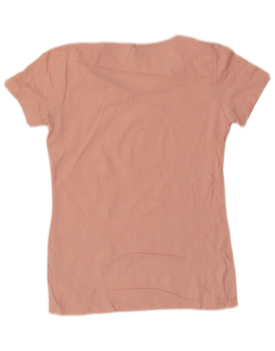 Kappa Womens T-Shirt Top UK 12 Medium Pink Cotton