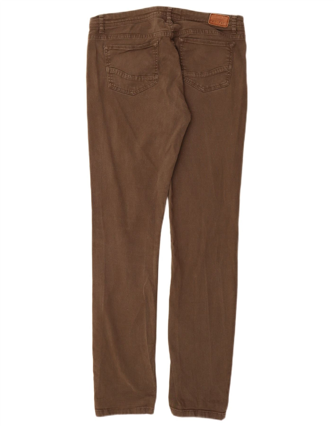 Fat Face Womens Slim Jeans UK 12 Medium W28 L30 Khaki Cotton