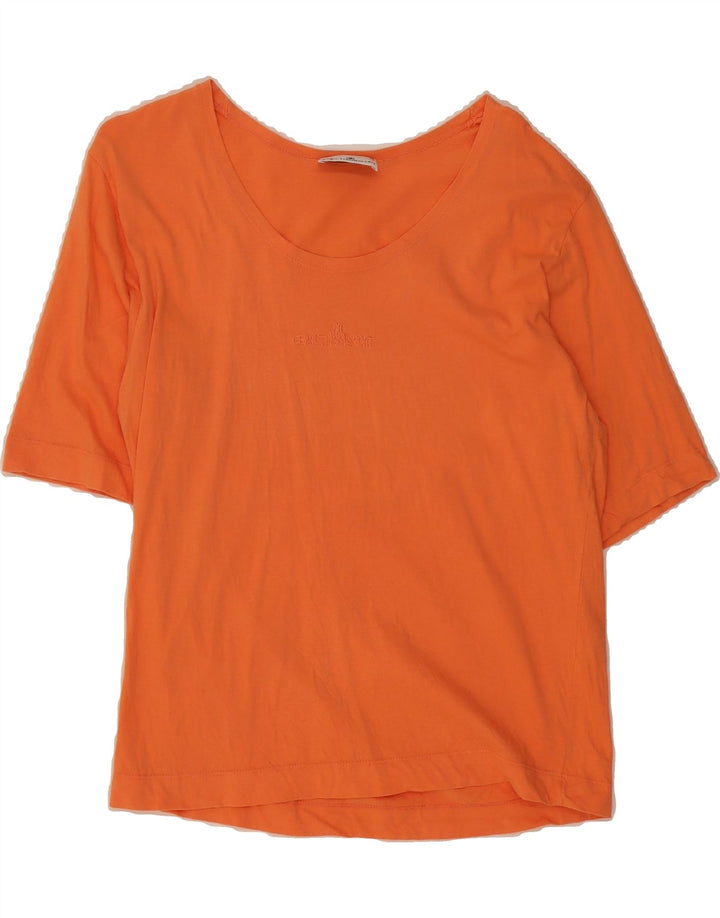 CERRUTI 1881 Womens T-Shirt Top EU 38 Medium Orange Cotton Vintage Cerruti 1881 and Second-Hand Cerruti 1881 from Messina Hembry 