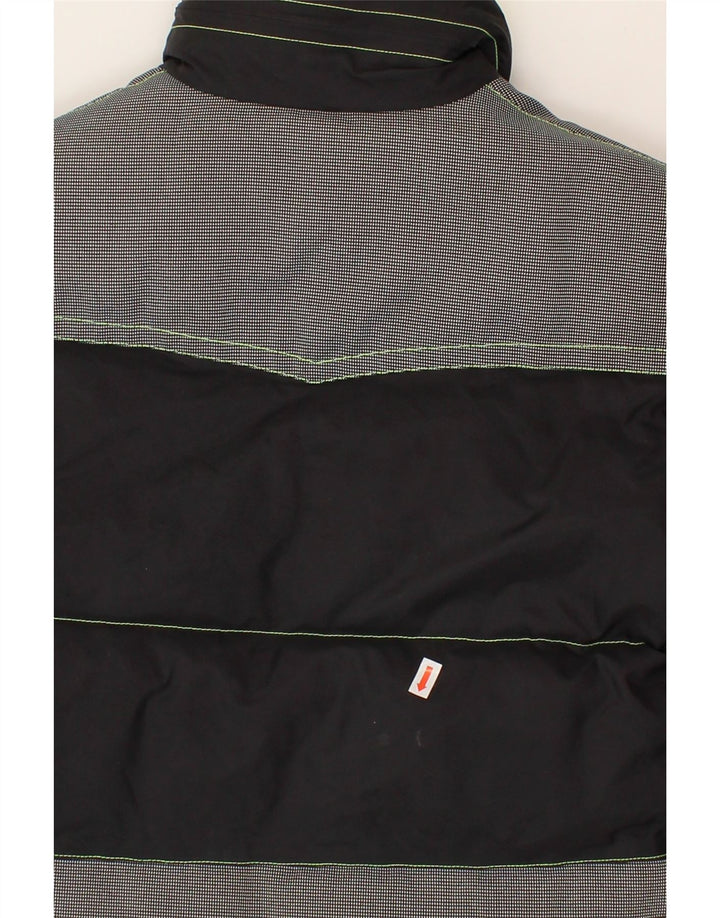 DIADORA Boys Padded Jacket 7-8 Years Small Black Colourblock Polyester Vintage Diadora and Second-Hand Diadora from Messina Hembry 