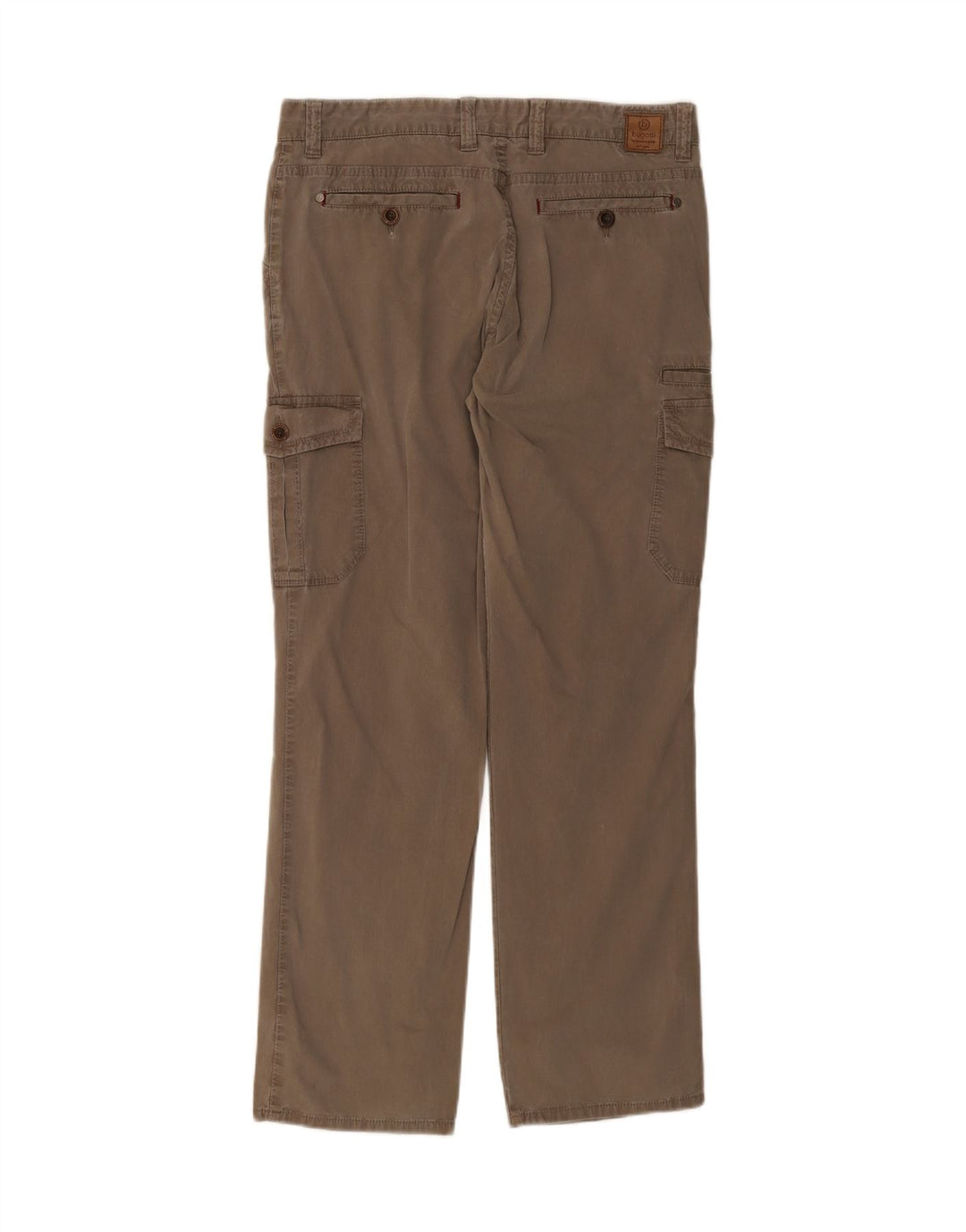 BUGATTI Mens Straight Cargo Trousers W34 L31 Brown