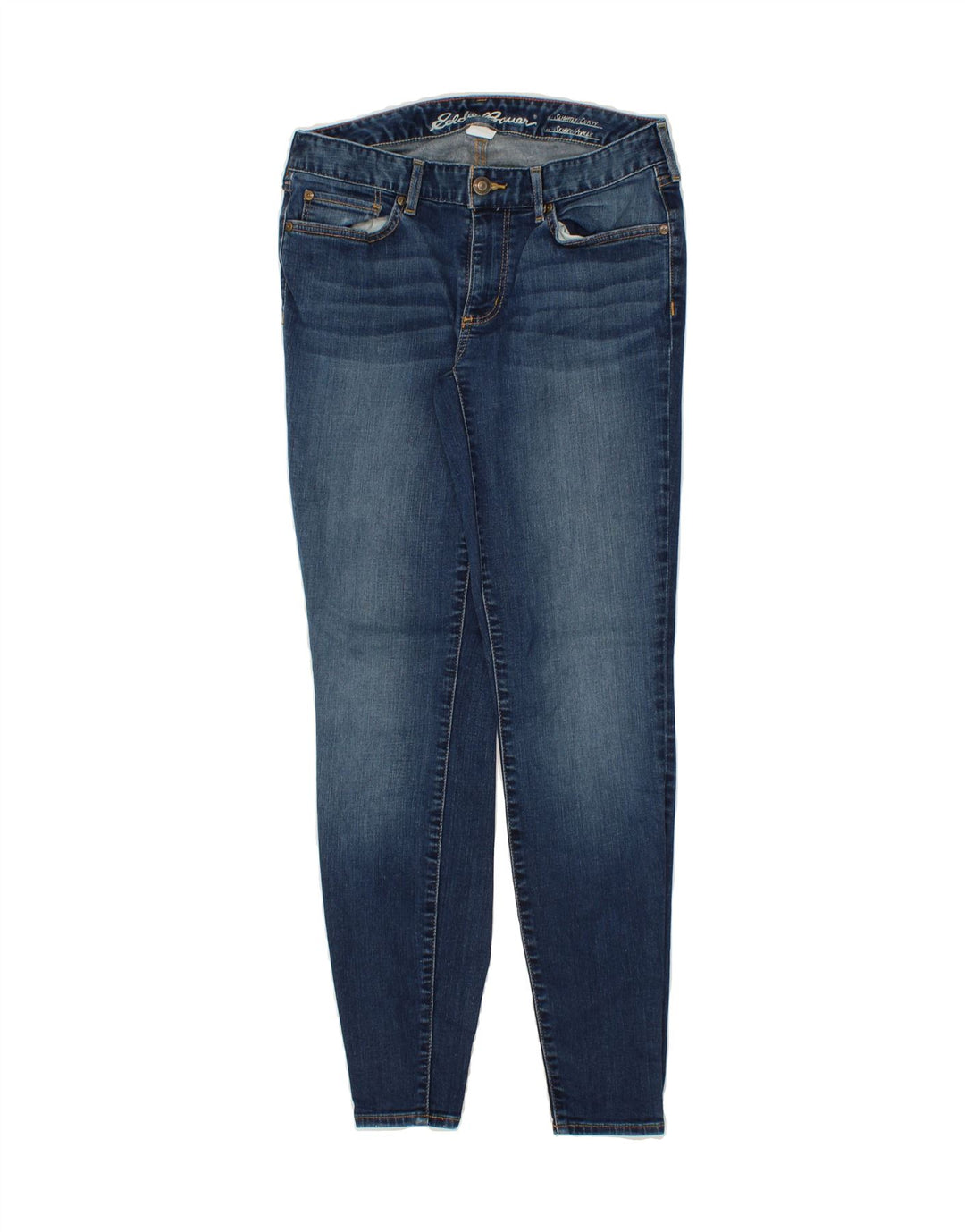 EDDIE BAUER Womens Slightly Curvy Skinny Jeans US 6 Medium W28 L30 Blue Vintage Eddie Bauer and Second-Hand Eddie Bauer from Messina Hembry 