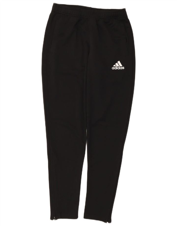 ADIDAS Mens Climalite Tracksuit Trousers Small  Black Polyester